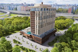 «56 метров над Преголей»: архитектурный совет одобрил концепцию самой большой гостиницы в Калининграде