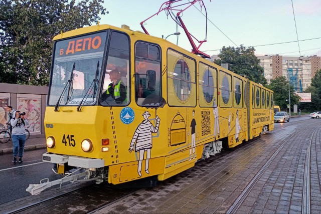 С июля «Театральный трамвай» в Калининграде будет делать четыре рейса в неделю