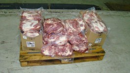 Мужчина пытался ввезти из Польши в Калининградскую область 332 кг свинины (фото)