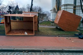 «Цирк без купола и перевёрнутые домики»: как прошёл по Калининграду ночной ураган (фото)