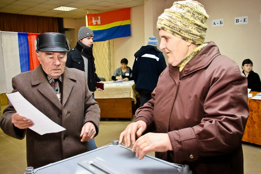 По последним данным Путин набирает в регионе 52,91% голосов