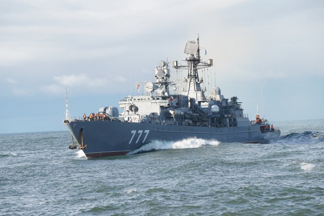 Отряд кораблей Балтийского флота вышел в Северное море
