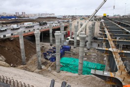 Открытие моста над Московским проспектом перенесли на весну 2016 года
