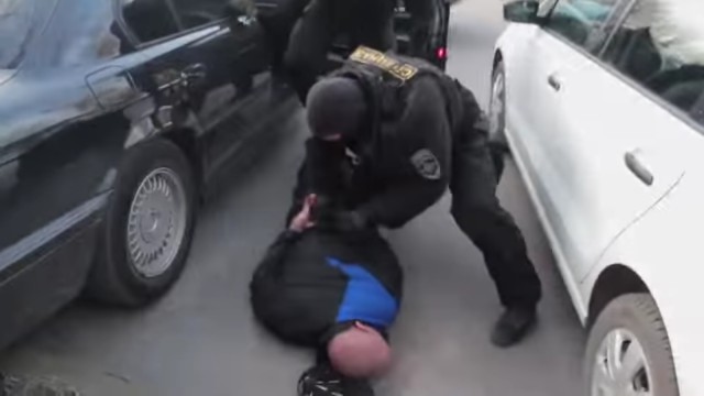 Полиция Калининграда обнародовала видео задержания подозреваемых в убийстве Кобера (видео)