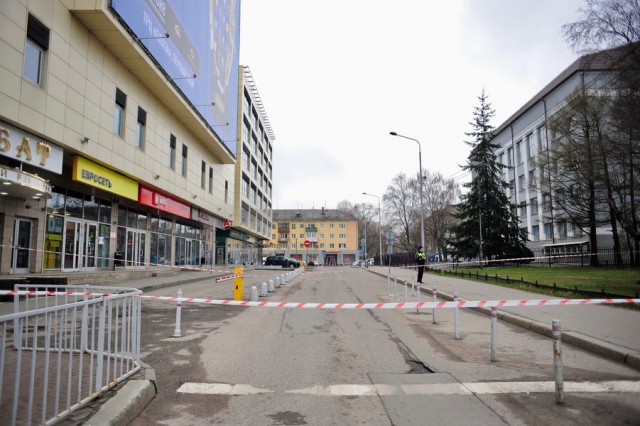 В Калининграде эвакуировали торговый центр «Плаза»