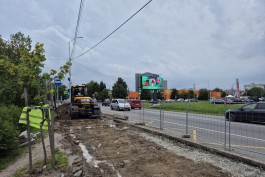 В Калининграде приступили к ремонту перекрёстка на улицах Горького и Панина (фото)