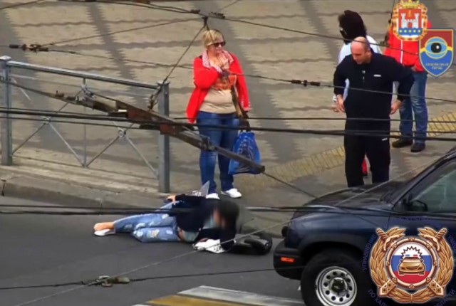 В центре Калининграда «Шевроле» сбил женщину на пешеходном переходе