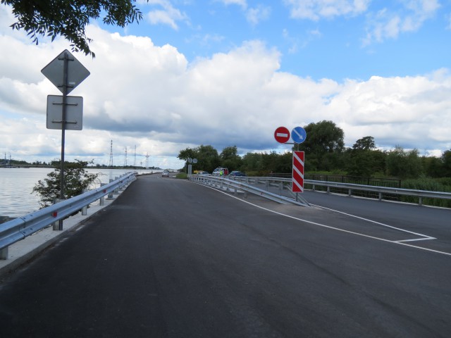 В Прегольском открыли движение по отремонтированному мосту