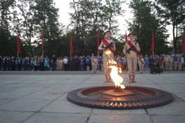 В Калининграде более 500 человек приняли участие в акции, посвящённой Дню памяти и скорби