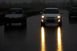 ГИБДД призывает калининградских автомобилистов изменить стиль вождения в дождь