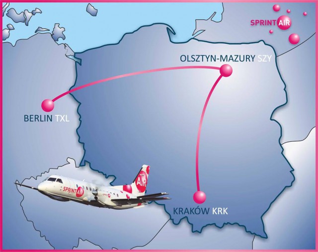 Новый аэропорт Ольштына открыл продажу билетов на рейсы в Краков и Берлин 