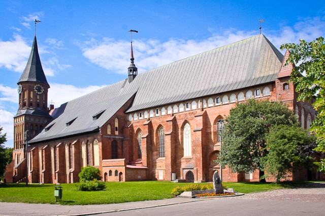 Московские специалисты проводят обследование Кафедрального собора в Калининграде