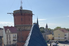 На крыше старинного дома в Черняховске установят двухметровый шпиль с кованым декором