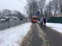 «Чистота» получит деньги на закупку техники для уборки тротуаров в Калининграде