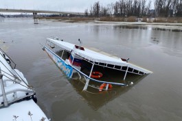 Росприроднадзор требует 17 млн рублей с собственника затонувшего в Преголе теплохода