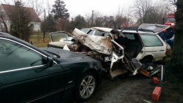 На трассе Калининград — Полесск столкнулись три машины: погиб мужчина (фото)