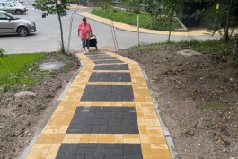 В Зеленоградске обустроили четыре пешеходные дорожки на месте народных троп