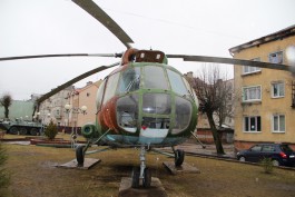 УМВД: Стекло музейного вертолёта в Советске разбил локтем пятиклассник