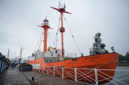 В Калининграде открывают для посетителей плавучий маяк «Ирбенский»