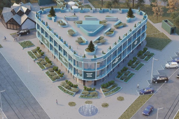 Напротив Центрального парка в Калининграде предложили построить арт-отель с магазинами  (фото)