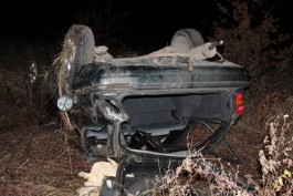 На трассе Калининград — Мамоново перевернулся «Форд»: пострадал пьяный водитель (фото)