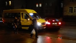 В Калининграде маршрутка столкнулась с легковушкой: пострадал пассажир
