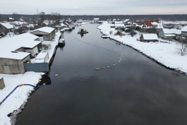 В Калининградской области завершают расчистку устья реки Промысловой