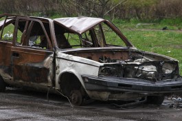 За ночь в Калининградской области сгорели три автомобиля