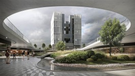 «Парк с амфитеатром, магазины и строгий фасад»: архитектор представил новую концепцию Дома Советов (фото)
