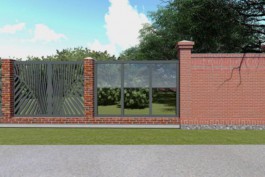 Власти показали, как обновят забор на улице Галицкого в Калининграде