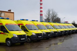 «Служу Минздраву»: станция скорой помощи в Калининграде получила девять реанимобилей (фото)