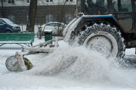 В администрации Калининграда рассказали о ночной и утренней уборке улиц от снега