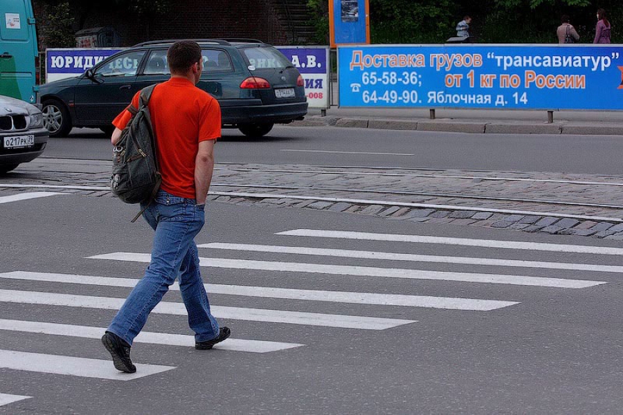 В регионе более половины пешеходов попадают в ДТП по своей вине