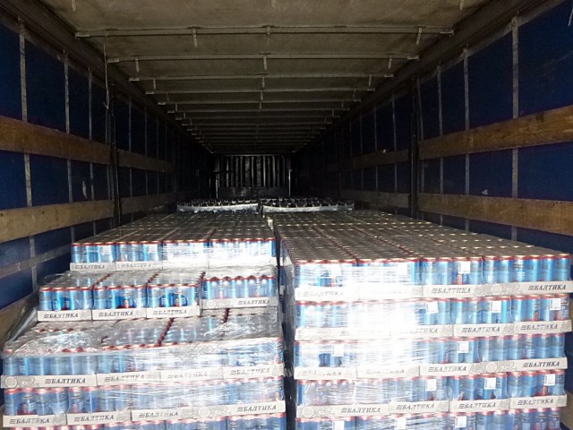 Калининградская таможня не пустила в регион почти 3,5 тонны пива