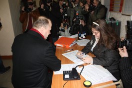 Николай Цуканов во время выборов в Госдуму, март 2011 года