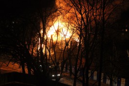 Дом на улице Красносельской в Калининграде тушили 17 человек