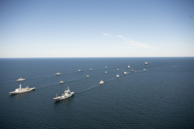 Литва проводит международные военные учения в Балтийском море