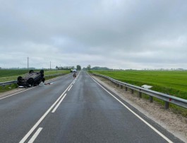 На трассе Гвардейск — Неман перевернулся «Пежо»