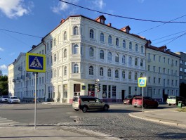 На улице Фрунзе в Калининграде отремонтировали фасад исторического дома (фото)