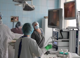 В областной больнице Калининграда впервые провели лапароскопию с 3D-визуализацией