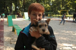 В Балтийском парке открыли первую в городе площадку для дрессировки собак (фото)
