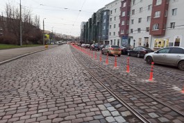 «Убрали полдороги»: на участке Ленинского проспекта ввели новую схему движения ради трамвая