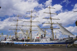 «На борту фрегата»: как проходит фестиваль «Паруса мира» в Калининграде (фото)