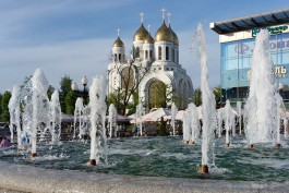 На Первомай в Калининграде запустили фонтаны