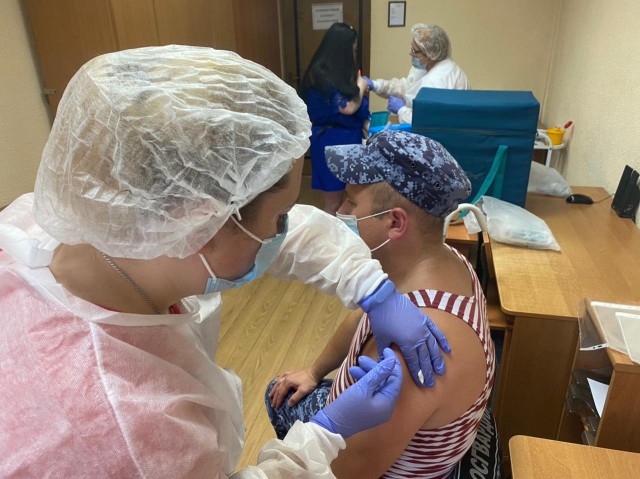 Более 85% сотрудников Росгвардии в Калининградской области вакцинировались от коронавируса