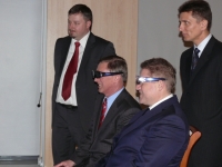 Сергей Иванов и Георгий Боос примерили 3D-очки (фото)