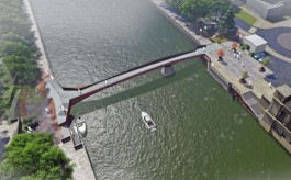 В Калининграде пройдут публичные слушания по строительству моста от бывшего ДКМ на остров Канта