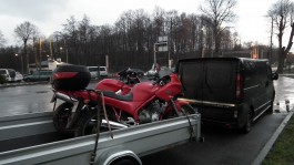 В Гроново задержали россиянина с украденным мотоциклом (фото)
