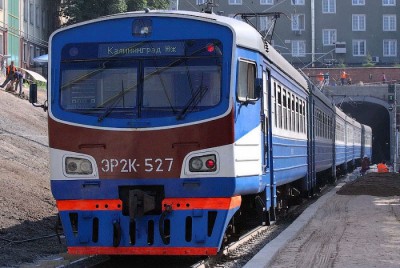 В Зеленоградском районе электричка протаранила автомобиль