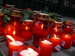 В Калининграде почтили память жертв дорожных аварий (фото, видео)